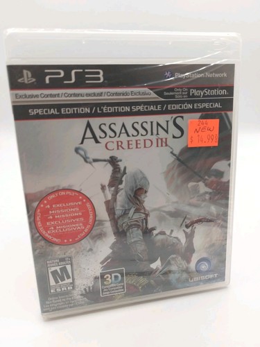 Assassins creed iii ps3 - assassins,